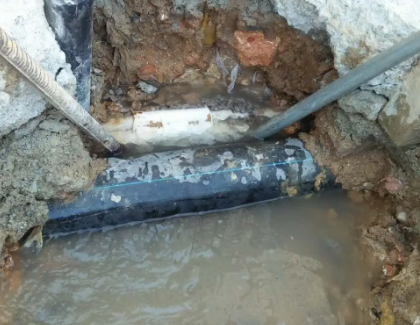 罗定测漏水之水管漏水
